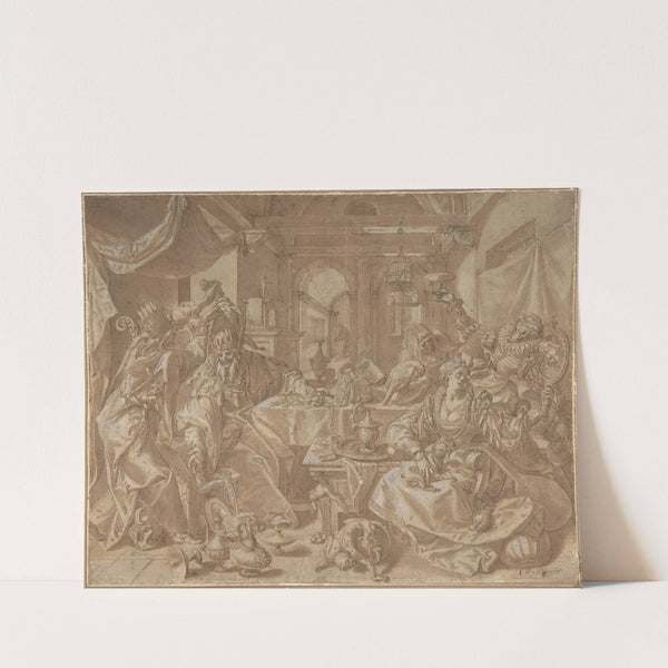 Allegory of Wealth, Lust and Stupidity by Joos van Winghe