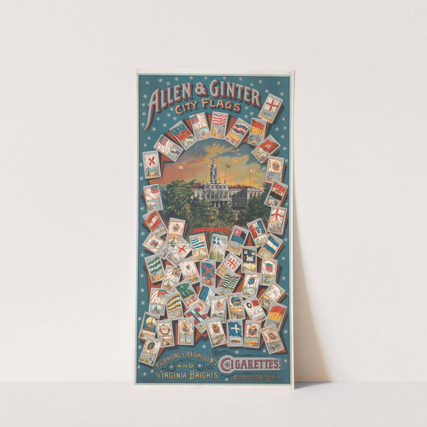 Allen and Ginter, city flags (1888) by Geo. S. Harris & Sons