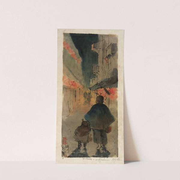 Alley in Chinatown by Helen Hyde