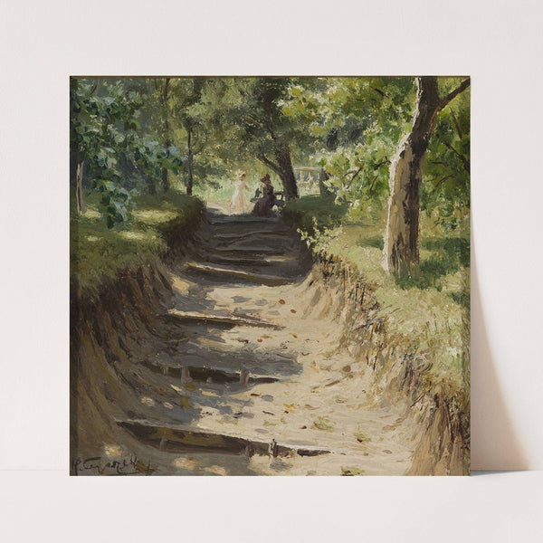 Alley in the garden (1906) by Nikolay Sergeyev