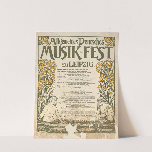 Allgemeines Deutsches Musikfest zu Leipzig 1897 (1896) by Lina Burger