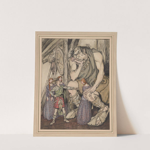 Allies’ fairy book. The Scottish story of ‘The Battle of the Birds’ (1906-1921) by Arthur Rackham