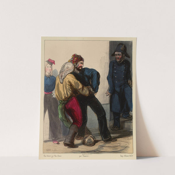 Allons Allons Mazuri Tiens-toi, allons (1840) by Paul Gavarni