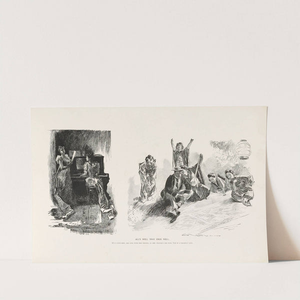 All’s well that ends well (1896) by Charles Dana Gibson