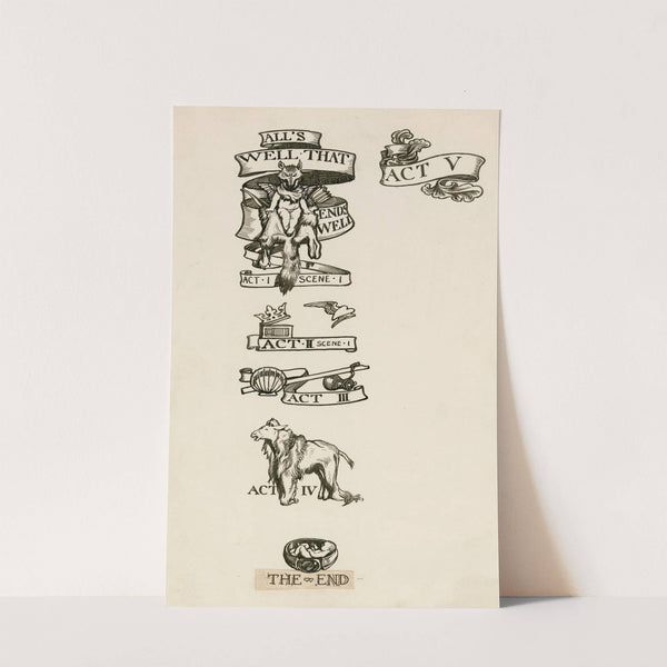 All’s well that ends well; Headings (1895-1905) by Byam Shaw