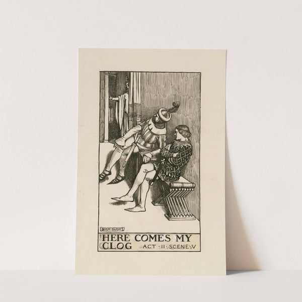 All’s well that ends well; Here comes my clog Act II Sc V (1895-1905) by Byam Shaw