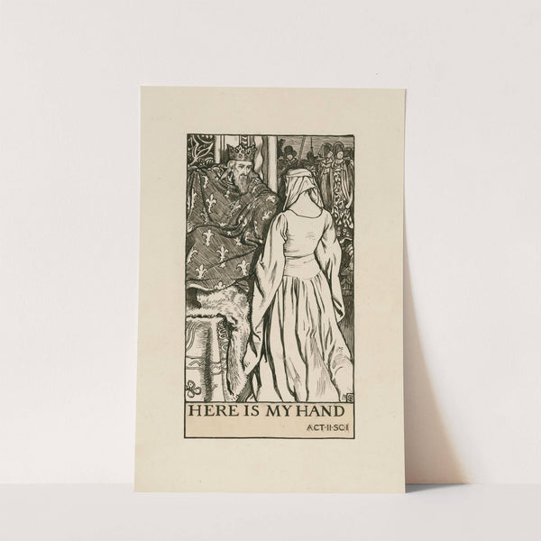 All’s well that ends well; Here is my hand Act II Sc I (1895-1905) by Byam Shaw