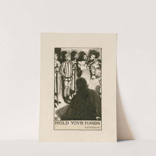 All’s well that ends well; Hold your hands Act IV Sc III (1895-1905) by Byam Shaw