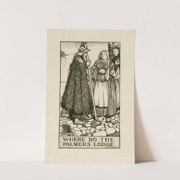 All’s well that ends well; Where do the Palmer’s lodge Act III Sc V (1895-1905) by Byam Shaw