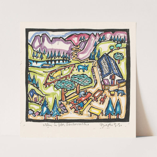 Alm in Ober-Oesterreich (1906) by Reijer Stolk