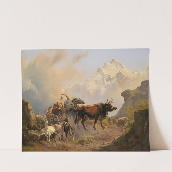 Almabtrieb by Johann Nepomuk Rauch