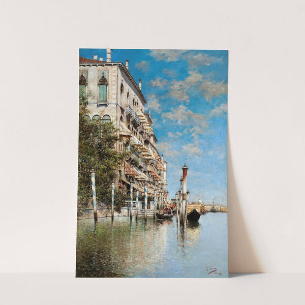 Along the Grand Canal by Rafael Senet y Perez