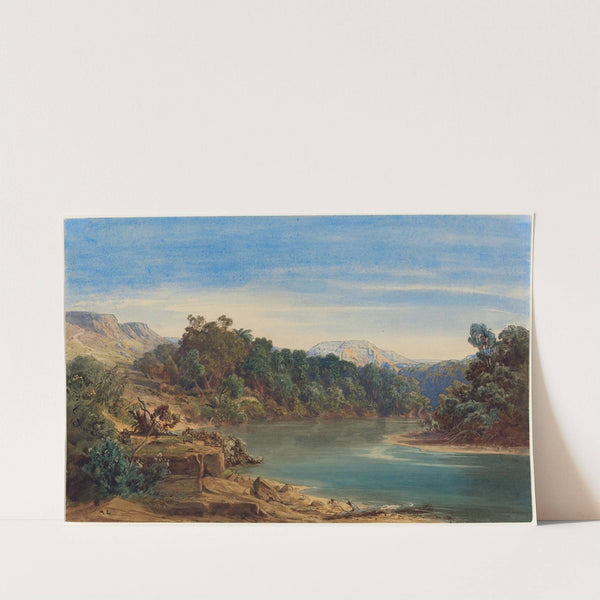 Along the Jordan River (recto) by August Löffler