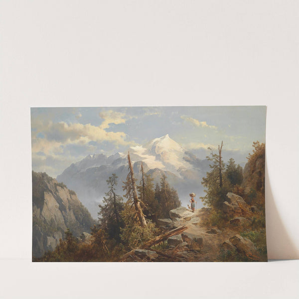 Alpenlandschaft by Josef Thoma