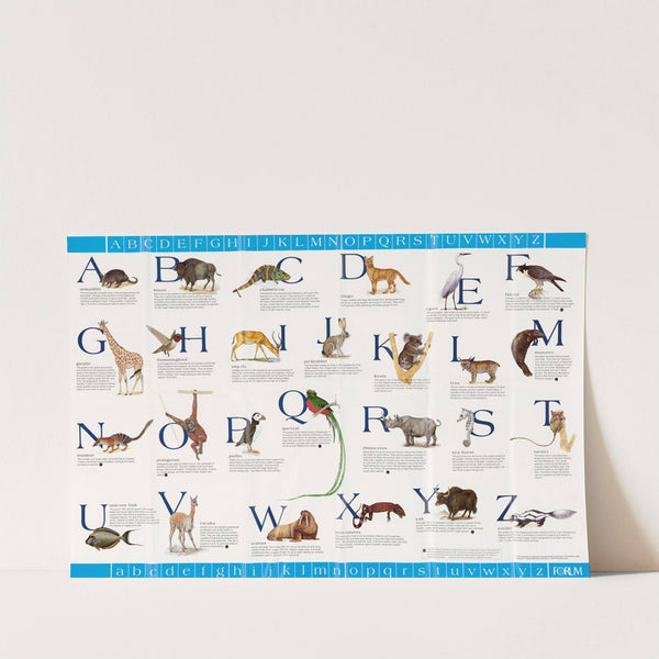 Alphabet-Animals Chart by U.S. Information Agency