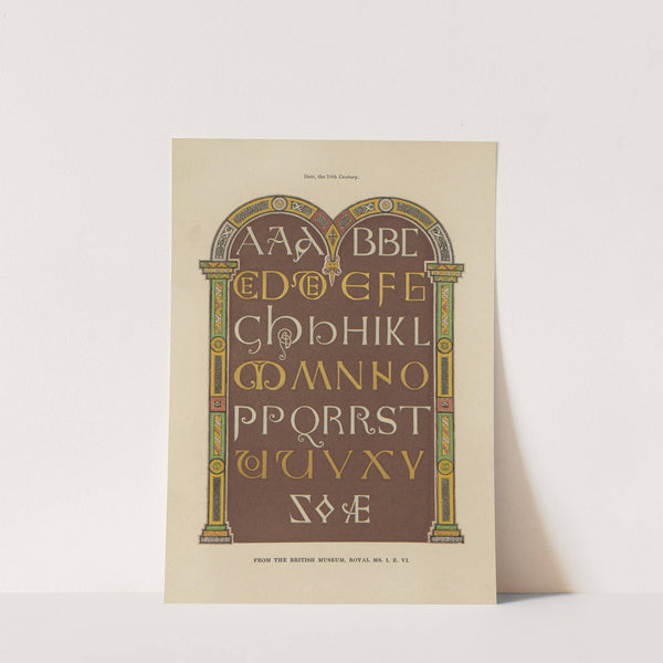 Alphabets: numerals, and devices of the middle ages Pl.02 by Henry Shaw