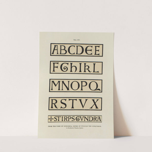 Alphabets: numerals, and devices of the middle ages Pl.03 by Henry Shaw