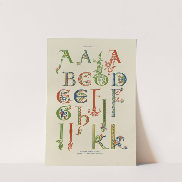 Alphabets: numerals, and devices of the middle ages Pl.04 by Henry Shaw