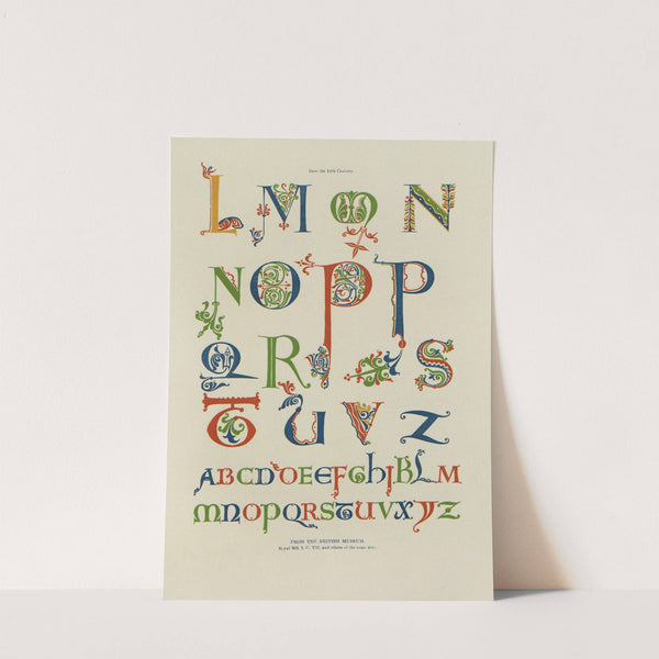 Alphabets: numerals, and devices of the middle ages Pl.05 by Henry Shaw