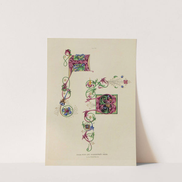 Alphabets: numerals, and devices of the middle ages Pl.11 by Henry Shaw