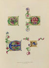 Alphabets:numerals, and devices of the middle ages Pl.12