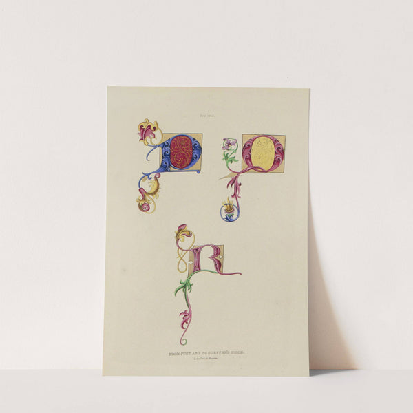 Alphabets: numerals, and devices of the middle ages Pl.15 by Henry Shaw