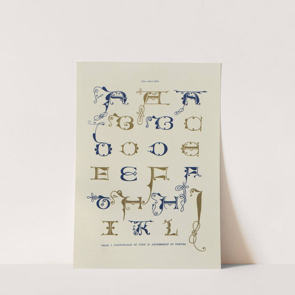 Alphabets: numerals, and devices of the middle ages Pl.22 by Henry Shaw