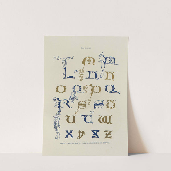 Alphabets: numerals, and devices of the middle ages Pl.23 by Henry Shaw