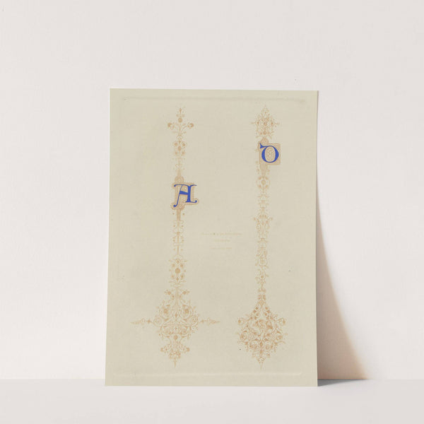 Alphabets: numerals, and devices of the middle ages Pl.25 by Henry Shaw