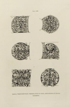 Alphabets:numerals, and devices of the middle ages Pl.26