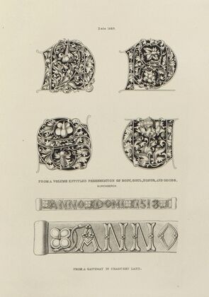 Alphabets:numerals, and devices of the middle ages Pl.27