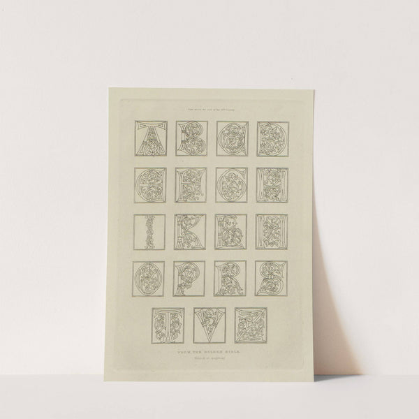 Alphabets: numerals, and devices of the middle ages Pl.30 by Henry Shaw