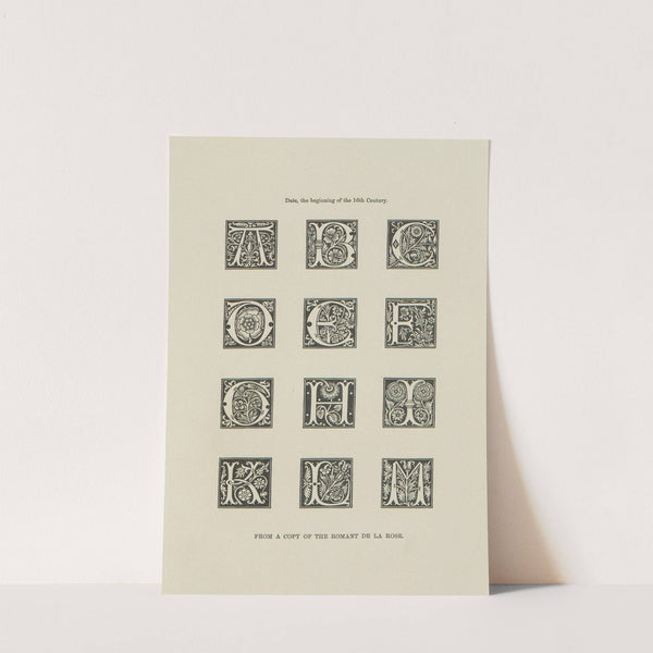 Alphabets: numerals, and devices of the middle ages Pl.33 by Henry Shaw