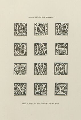 Alphabets:numerals, and devices of the middle ages Pl.34