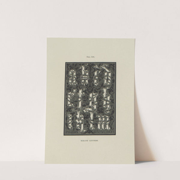 Alphabets: numerals, and devices of the middle ages Pl.42 by Henry Shaw