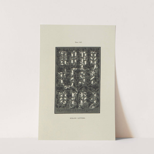 Alphabets: numerals, and devices of the middle ages Pl.43 by Henry Shaw