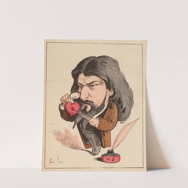 Alphonse Daudet by André Gill