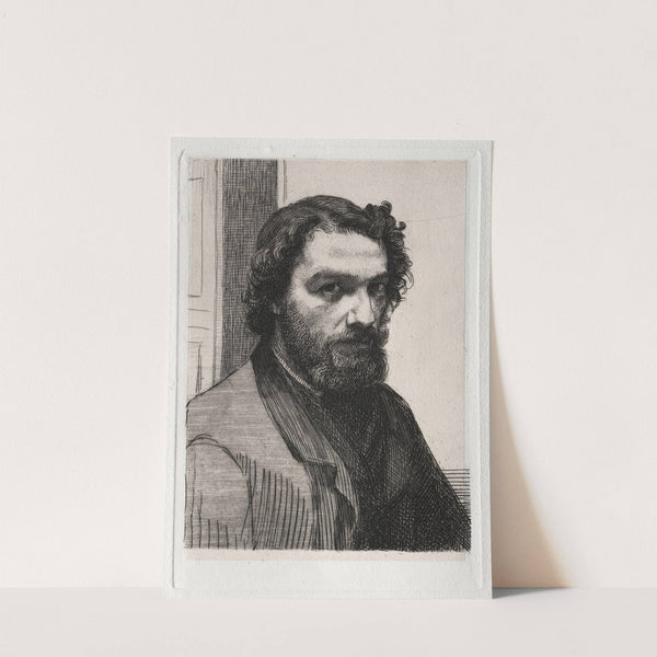 Alphonse Legros (1861) by Félix Bracquemond