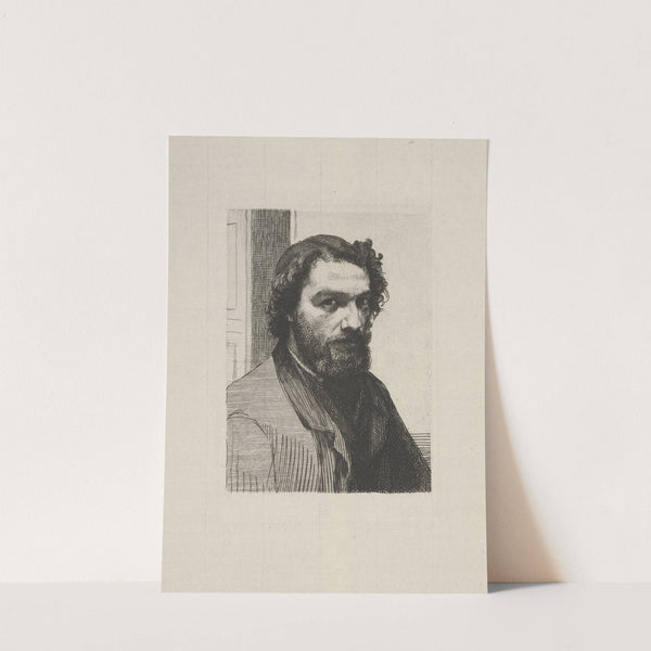 Alphonse Legros (1875) by Félix Bracquemond