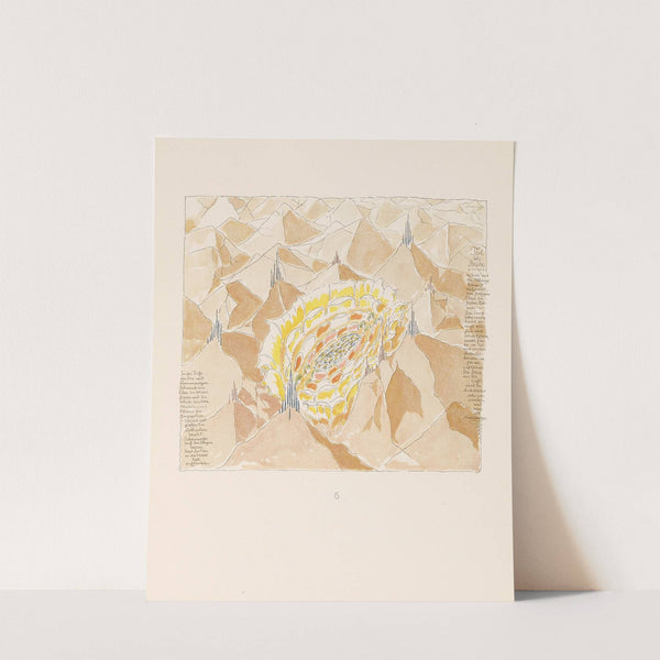 Alpine Architektur Pl. 3 by Bruno Taut