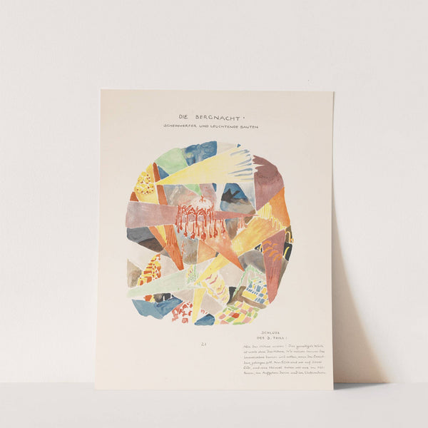 Alpine Architektur Pl. 5 by Bruno Taut