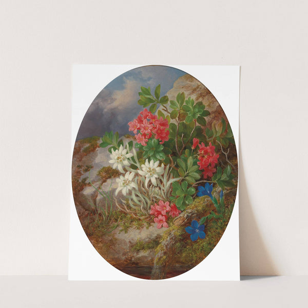 Alpine Flowers by Josef Lauer