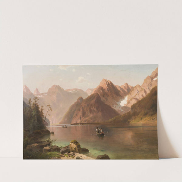 Alpine Lake by Ludvík Barták
