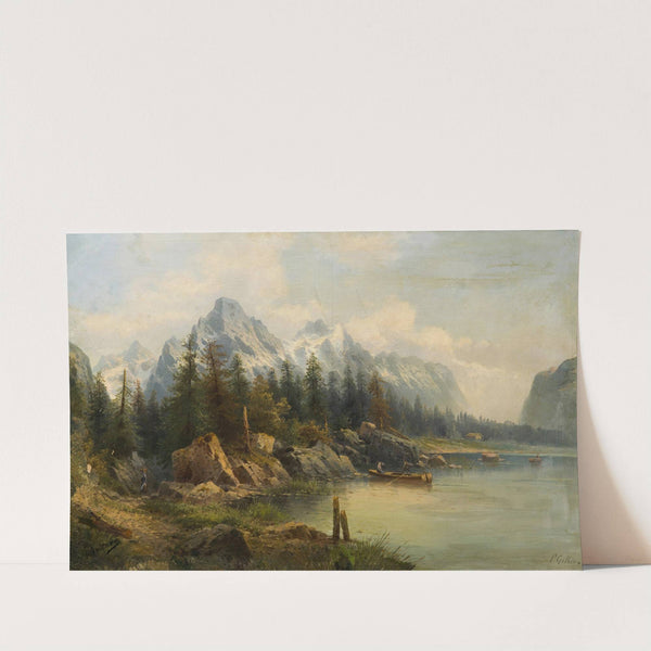 Alpine Landscape by Karl Kaufmann