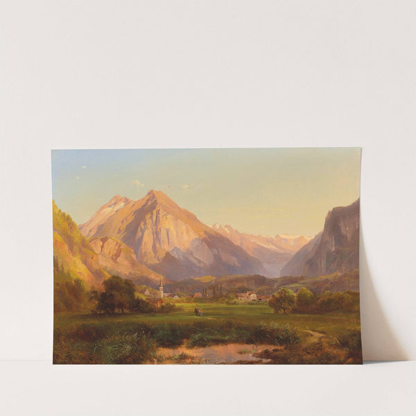 Alpine Landscape by Anton Hansch