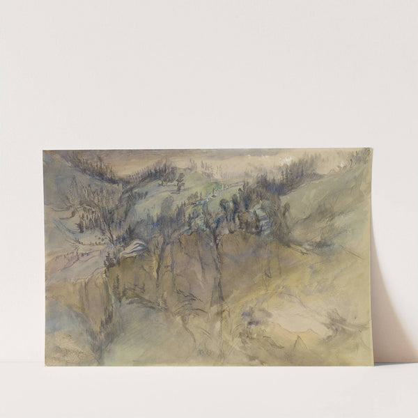 Alpine Scene by John Ruskin