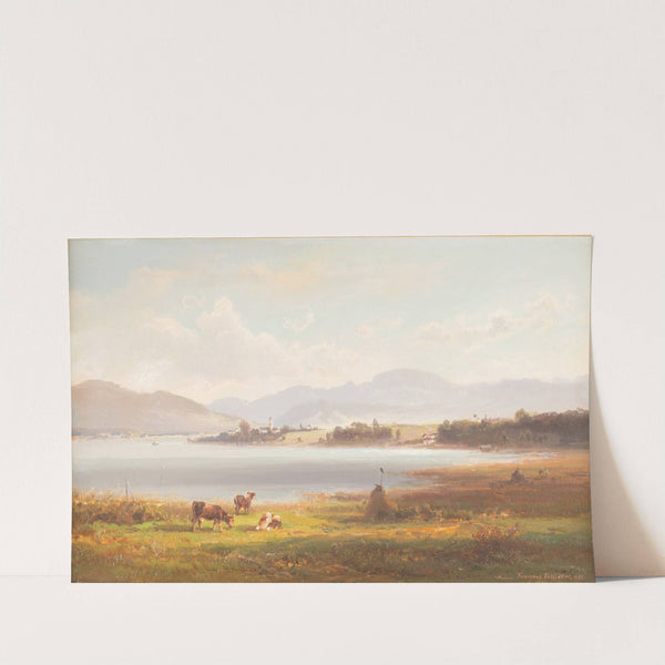 Alpine upland by Ferdinand Feldhütter