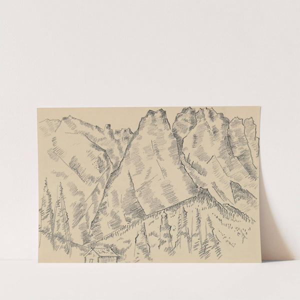 Alpspitze Mittenwald Road (1933) by Marsden Hartley