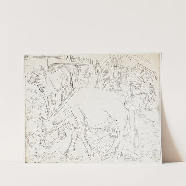 Alpszene (1922) by Ernst Ludwig Kirchner