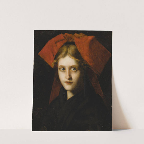 Alsatian young woman by Jean-Jacques Henner